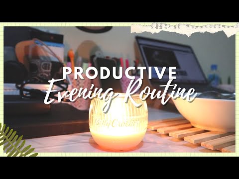 productive evening routine 🌙 || online classes (philippines)