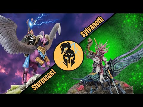 Age of Sigmar 4th Edition: Stormcast Eternals vs Sylvaneth: Aventis Firestrike and Belthanos!!