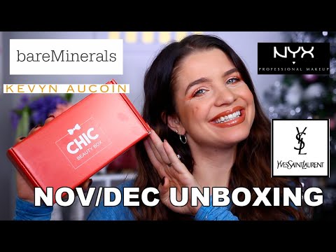 CHIC BEAUTY BOX NOV/DEC UNBOXING