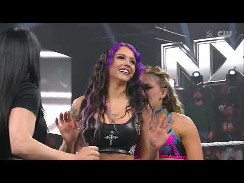 Cora Jade, Stephanie Vaquer Intervene in Kelani Jordan-Lola Vice Match | WWE NXT