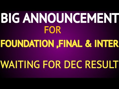 |BIG Announcement For All CA Students| Waiting For December 2021 Result|