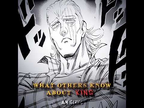 What Others Know About King - King Edit | #edit #onepunchman #king #shorts #opm