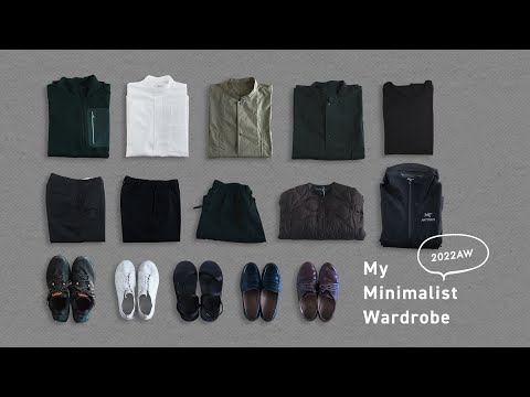 Minimalist wardrobe optimized as "tools/equipment"