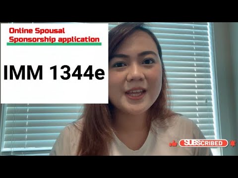 IMM 1344e Online Spousal Sponsorship Application