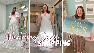 MY WEDDING DRESS 👰🏻‍♀️ shopping experience, dresses try-on & journey to becoming a Bride 💍 Madi Lane