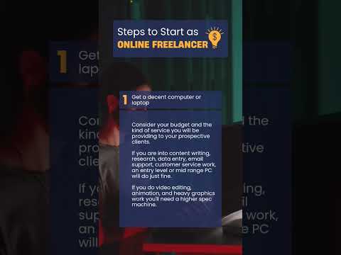 Work from Home - Freelancing tips part 1 #shorts