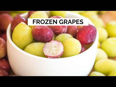 Frozen Grapes, The Low-Calorie Snack You Need to Try