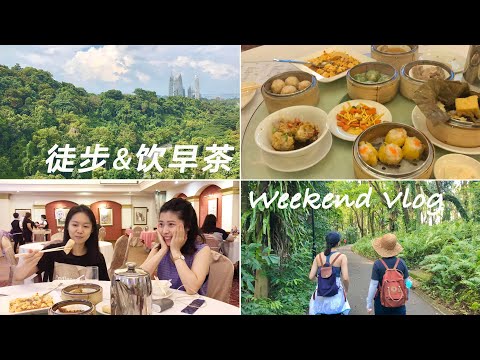 【新加坡徒步&饮早茶好去处】带你品尝传统广式早茶 | South Ridges 南部山脊 + Cantonese Dim Sum 广式茶楼 | Weekend Vlog