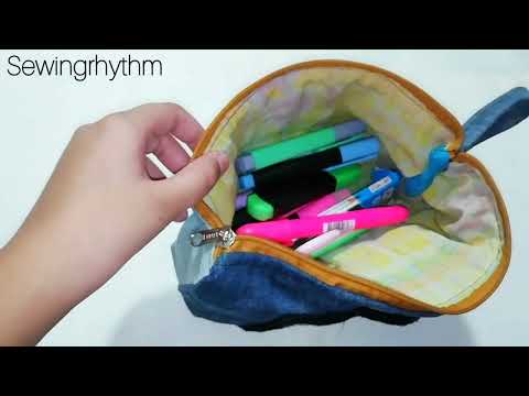 How to sew a Zipper  Pouch/easy sewing Turtorial /Diy Multipurpose Pouch @sewingrhythm