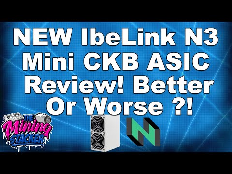 NEW CKB Nervos Network ASIC Miner IbeLink N3 Mini Crypto Miner Specs! Goldshell Ck Box II Comparison