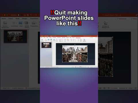 Level up your PowerPoint presentations 😎 #powerpoint  #tutorial  #aesthetic #ppt #rome #newyork