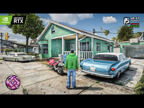 GTA San Andreas RTX 4090 'Just Business' Mission 4K Gameplay! GTA SA Remastered Graphics Mod