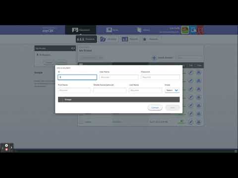 Adding a student in myON
