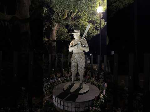 🌸 Babe Ruth Statue at a Japanese Sports Stadium - softypapa shorts ⚾🇯🇵✨