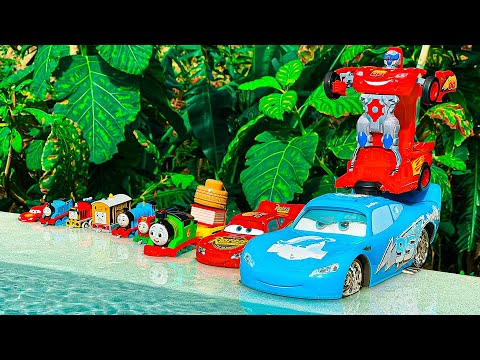 Looking for Thomas & Friends in the pool: Thomas The Train