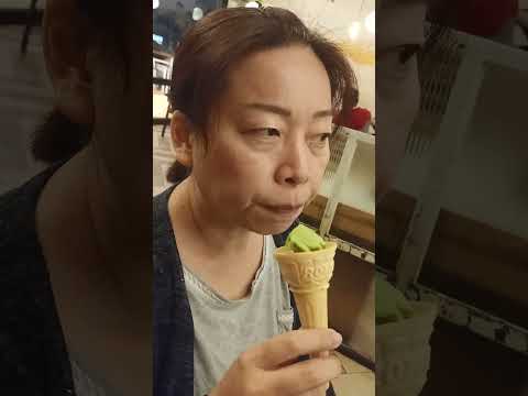 Flower Eating Ice Cream