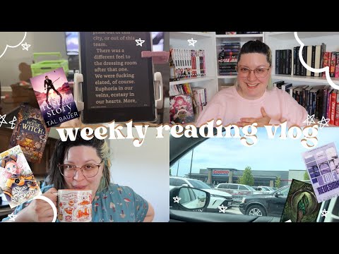 a book to sob to, cozy fantasy romance, catching up on a fav manga | Weekly Reading Vlog