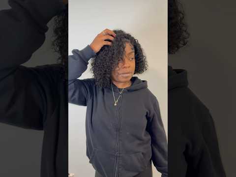 CURLY FRONTAL WIG INSTALL CUT INTO BOB 😍 #shorts #viral #shortvideo #reels #beauty #youtubeshorts