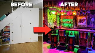 Transforming A Basement Into A Tiki Bar