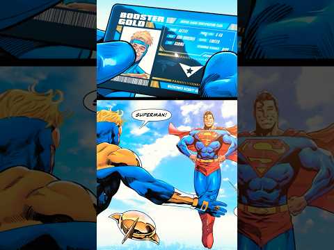 Superman Hand Delivers Booster Golds Justice League Invitation