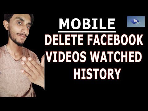 How to Remove Facebook Watch History in Mobile | How to Delete Facebook Videos watched History mobil