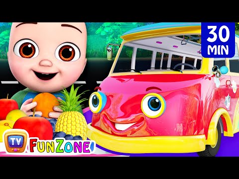 Color Song - The Wheels On The Bus + More ChuChu TV Funzone Nursery Rhymes & Toddler Videos