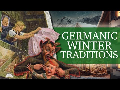 Germanic Paganism | Winter Traditions of the Alpine World ❄️ (Krampus, Frau Holle + The Wild Hunt)