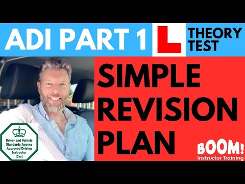 How to study for the ADI Part 1 Theory Test