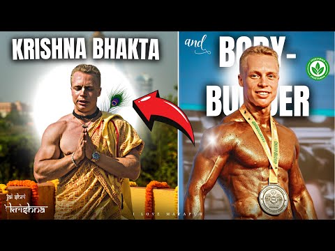 International Bodybuilder lives in a Indian village as strictly vegetarian Krisna devotee 😯😳