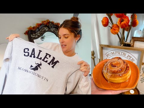 Vlog | Sorting, Baking Pumpkin Spice Rolls, & Cozy Home Moments