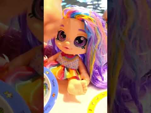 Baby Dolls are hungry! Bianca & kids pretend to play cooking toy food #toyfood #babydolls #forkids