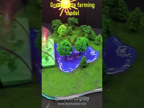 greenhouse farming working model shorts - #shorts - #diyasfunplay