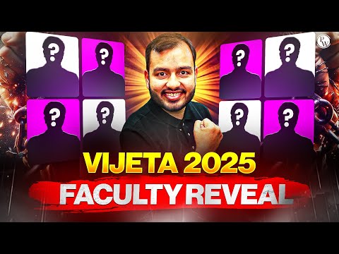 Vijeta Batch 2025 | Faculty Reveal 🤩 | Know Your Faculties