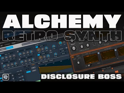 Alchemy Tutorial - Disclosure 'Boss' House Bass [LOGIC PRO X Project File & MIDI]