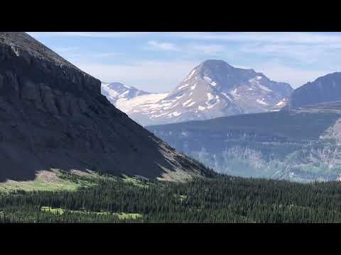 View from Mount Siyeh Glacier National Park