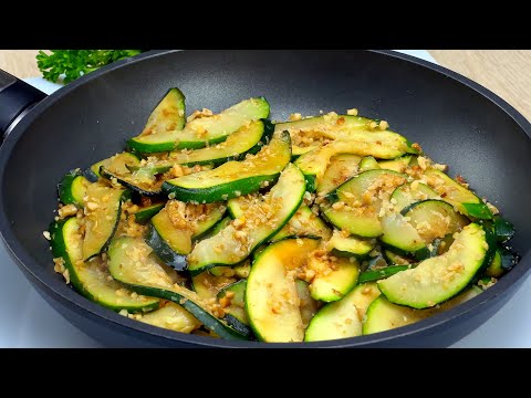 Incredibly delicious zucchini! No meat! quick and easy zucchini and egg recipe!