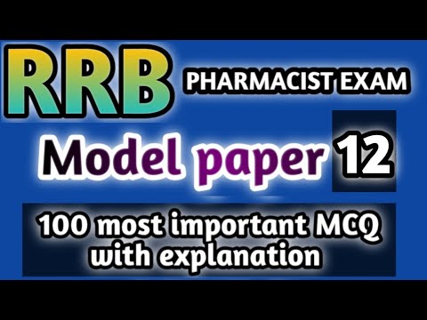 model paper 12#rrb pharmacist exam#mpesb pharmacist exam#jssc#dsssb#osssc#hssc#zp#esic#cghs