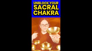 Today's Sound Meditation: Unblock Your SACRAL CHAKRA with Tibetan Singing Bowls #shorts