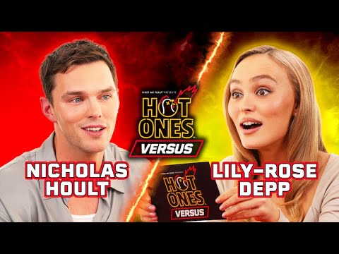 Nicholas Hoult vs. Lily-Rose Depp | Hot Ones Versus