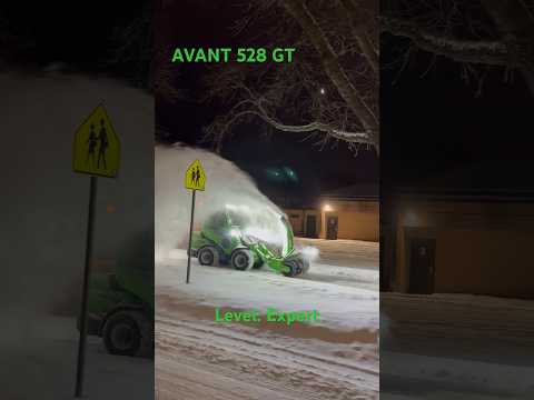 LEVEL: EXPERT - Can YOU Spot The DOWNSPOUT🌧️💦 #snowplowing #avant #avanttecno #asmr #best