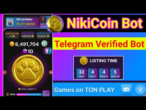 Niki coin airdrop | Niki coin listing date today | Niki coin telegram bot