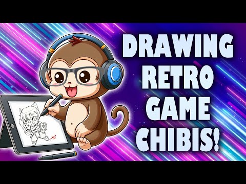 Drawing Retro Game Chibis #art #artists #drawing #drawing #chibbi