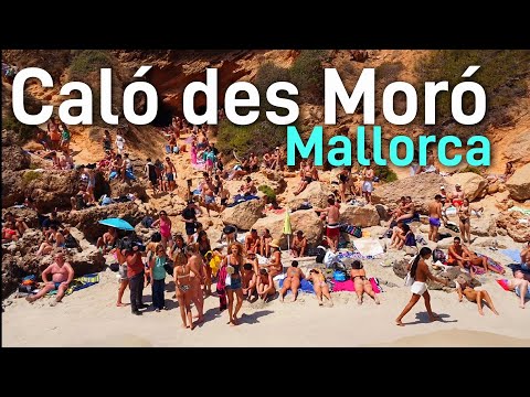 MALLORCA 🇪🇸 CALÓ DES MORÓ most stunning beach of the island 🇪🇸 Drone FOOTAGE