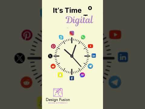 Time for Digital!.#DesignFusion #DigitalMarketing #BusinessOnline #SocialMediaBoost #Marketing