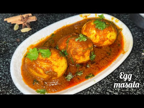 Egg masala curry | How to make Dhaba style Egg masala curry in telugu | Spicy Egg masala #eggcurry