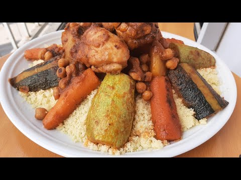 Couscous algérien au poulet🧡