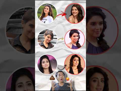 Before 🤡 & After 😲 || South Movie Actresses || #shorts