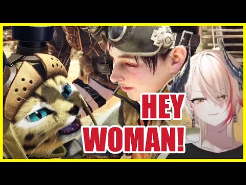 Lira can't handle the cuteness of her Palico and even less getting NTR'd by it [VEE]