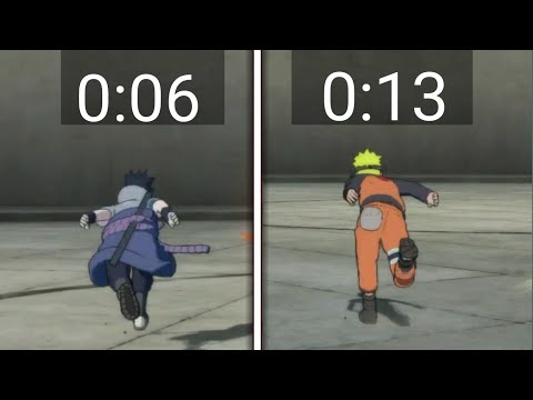 Who's FASTER Sasuke vs Naruto All Ages | Naruto ultimate ninja storm 4