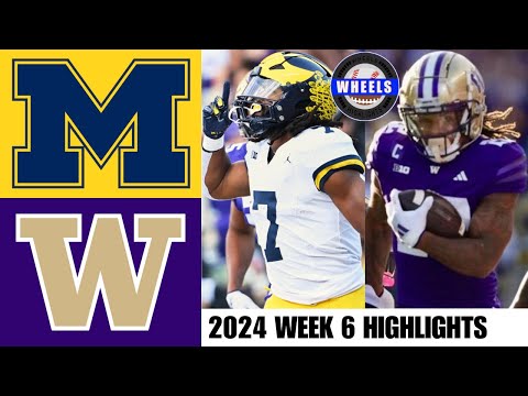 #10 Michigan vs Washington | Full Game Highlights | 2024 College Football Highlights